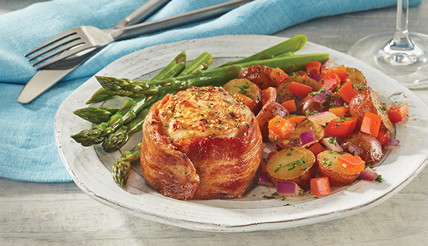 Black River Chicken Breast Medallions Wrapped in Bacon