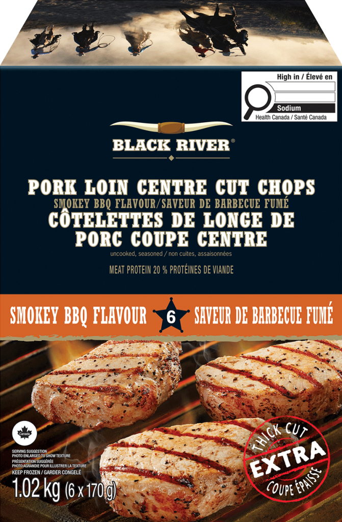 Black River Smokey BBQ Flavor Pork Loin Chops